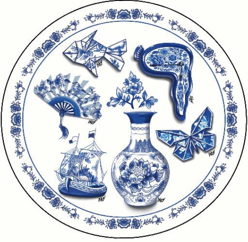 Fusion of Blue & White