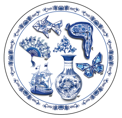 Fusion of Blue & White